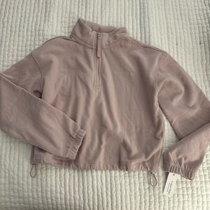 Calvin Klein Mauve Quarter-Zip Pullover